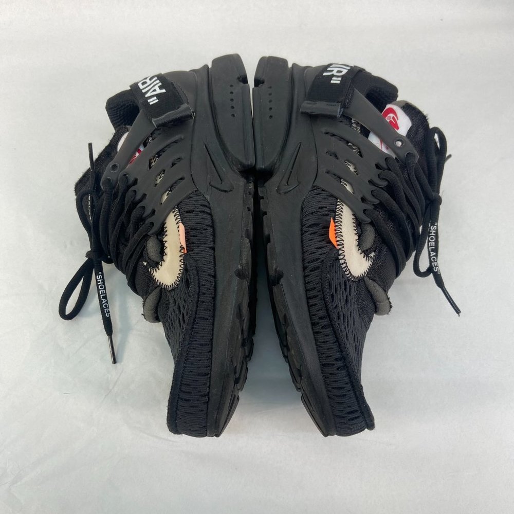 Nike Air Presto OFF-White Virgil The Ten 2018 AA3830-002  Black Lace Up Sneakers - Picture 7 of 15